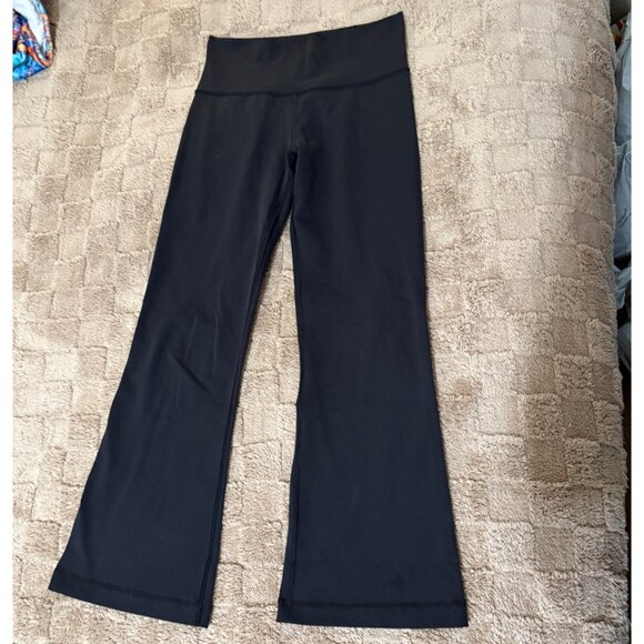 Like New Lululemon High-Rise Groove Pant III 28" Luon Leggings Flare Black 4 - Picture 1 of 11